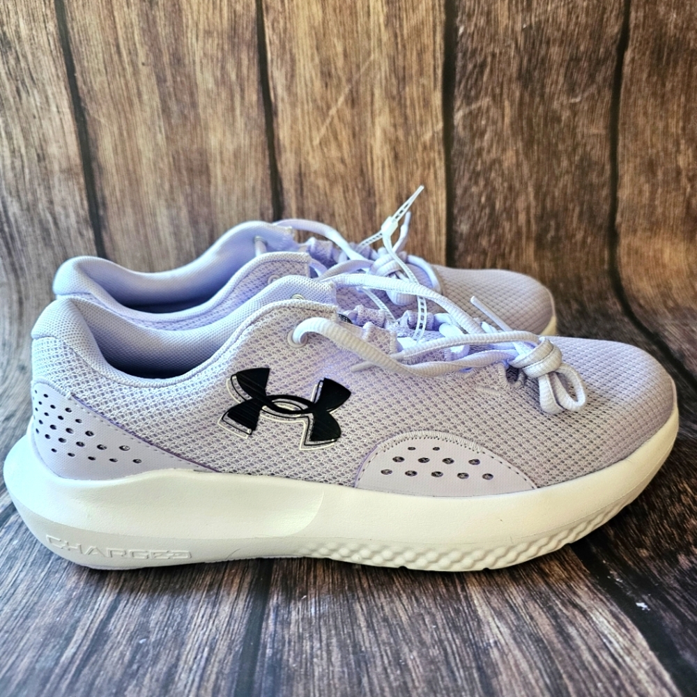 Under Armour Womens UA Charged Surge 4 Running Shoes Salt Purple Size 9